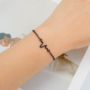 Guoxiu New Ins Simple ECG Lightning Bracelet - Zambeel