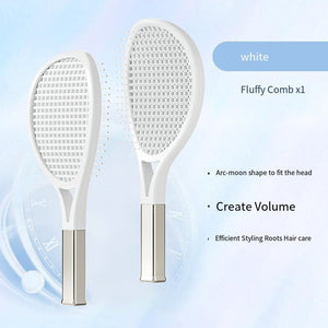 Hair Comb Tennis Racket Fluffy Combs High Skull Top Hair Artifact Airbag Cushion Massage Comb Barber Tools Hair Detangler Hairbrush For Thick Hair Self Cleaning Curly Hair Brush For Curly Hair - Zambeel