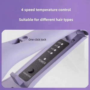 Hair Curling Iron 32mm Deep Wave Hair Curler 4 Temperature Adjustable Fast Heating Crimping Iron Styler Wand For All Hair Style - Zambeel