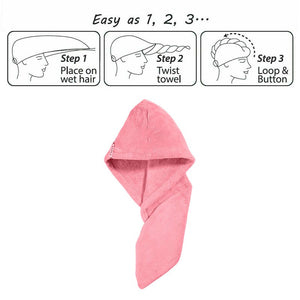 Hair Drying Cap Towel - Zambeel