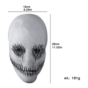 Halloween Ghost Latex Mask Masquerade Party Horror Headgear - Zambeel