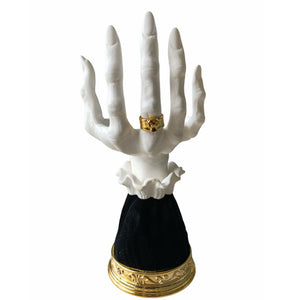 Halloween Palm Tray Candle Holder Halloween Witch Palm Candle Holder Decoration Home Decor - Zambeel