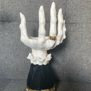 Halloween Palm Tray Candle Holder Halloween Witch Palm Candle Holder Decoration Home Decor - Zambeel