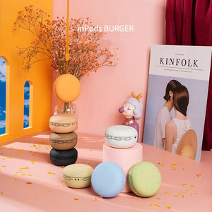 Hamburg Bluetooth Speaker TWS Macaron Color Mini Speaker Subwoofer Gift Small Speaker - Zambeel
