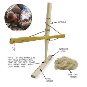 Hand Bow Drill Fire Starter - Zambeel