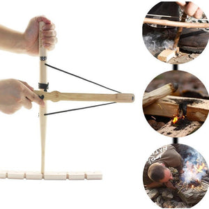 Hand Bow Drill Fire Starter - Zambeel
