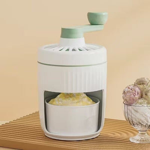 Hand - cranked Ice Shaving Machine Small Household Ice Crusher Hand - cranked Smoothie Machine Hail Ice Machine Kitchen Gadgets - Zambeel