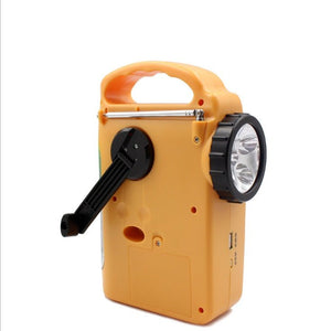 Hand - Cranked Radio Emergency Light - Zambeel