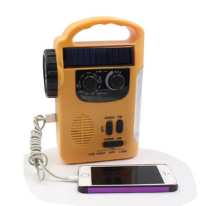 Hand - Cranked Radio Emergency Light - Zambeel