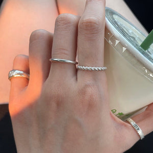 Handcrafted Silver Hammered - Texture Ring For The Discerning Tastemaker - Zambeel