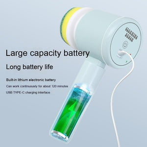Handheld Multifunctional Electric Floor Cleaning Brush - Zambeel