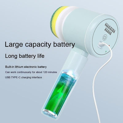 Handheld Multifunctional Electric Floor Cleaning Brush - Zambeel