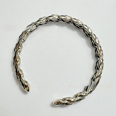 Handmade Braided Diamond - Shape Open - End Bracelet A Creative Retro And Fashionable Gift - Zambeel