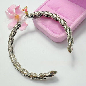 Handmade Braided Diamond - Shape Open - End Bracelet A Creative Retro And Fashionable Gift - Zambeel
