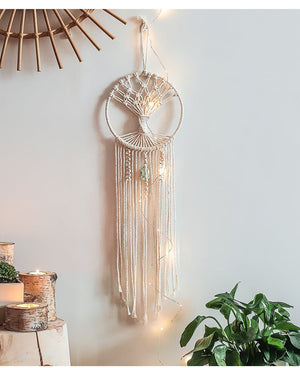 Handmade Dream Catcher Tree Tapestry Home - Zambeel