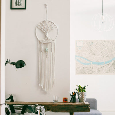 Handmade Dream Catcher Tree Tapestry Home - Zambeel