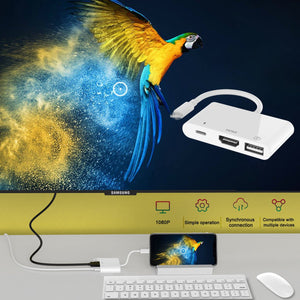 HDMI Adapter Cable Does Not Need Power Supply Plug And Play - Zambeel