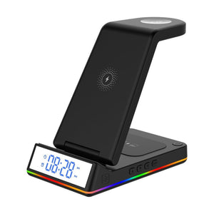 Headset Clock 5 - in - 1 Wireless Charger - Zambeel