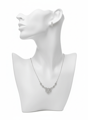Heart Pendant Jewelry Set - Zambeel