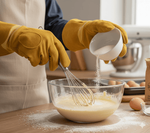 Heat Protective Leather Baking Gloves - Zambeel