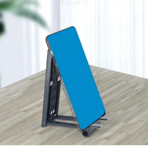 Heightening And Folding Three - in - one Multifunctional Computer Stand - Zambeel