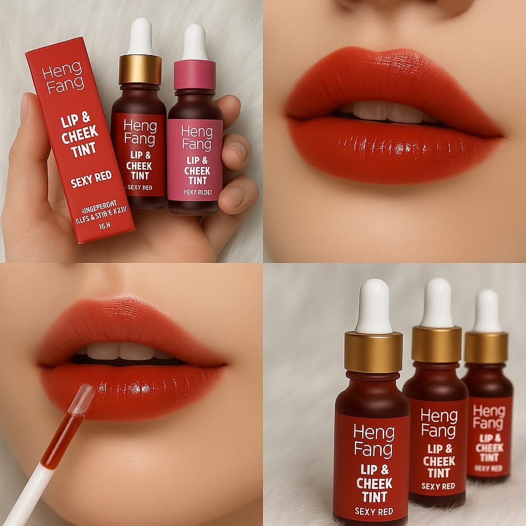Heng Fang - Lip & Cheek Tint Dropper Set - Zambeel