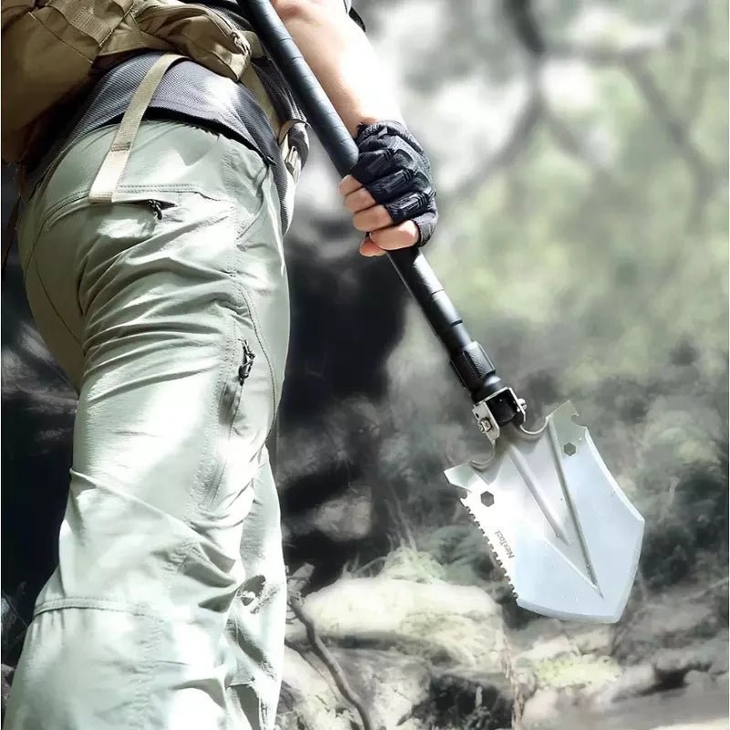 HEPU - 10 - in - 1 Multi - Purpose Survival Shovel Tool Set - Zambeel