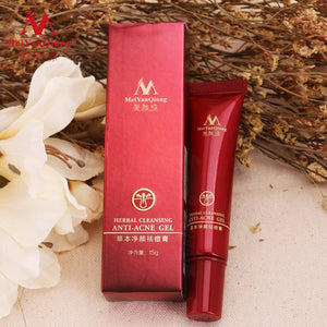 Herbal Anti Acne Treatment Cream, Herbs Reinigungs Gel Face Scar Removal Acne Spots Skin Care Oily Skin Face - Zambeel