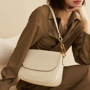 High - grade Cowhide Underarm Bag Fashion All - matching - Zambeel