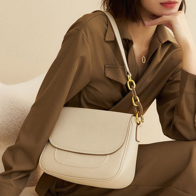 High - grade Cowhide Underarm Bag Fashion All - matching - Zambeel