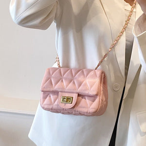 High - grade Diamond Pattern Chain Bag Women's Simple All - match - Zambeel