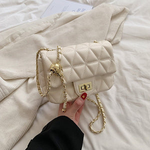 High - grade Diamond Pattern Chain Bag Women's Simple All - match - Zambeel