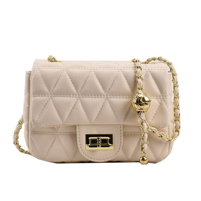 High - grade Diamond Pattern Chain Bag Women's Simple All - match - Zambeel