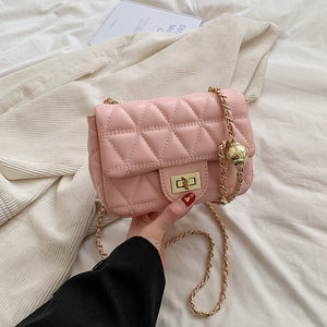 High - grade Diamond Pattern Chain Bag Women's Simple All - match - Zambeel