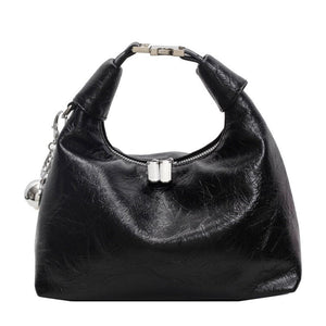 High - grade Light Luxury Glossy Dumpling Bag Casual - Zambeel