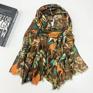 High - grade Shawl Ladies Tassel Printed Scarf - Zambeel
