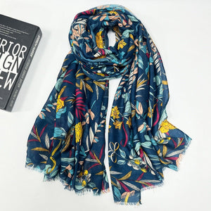 High - grade Shawl Ladies Tassel Printed Scarf - Zambeel