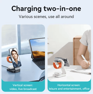Hoco - 3 - in - 1 Magnetic Wireless Charger (CQ3) - Zambeel