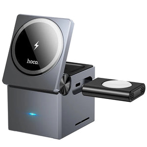 Hoco - 3 - in - 1 Wireless Charger (CQ8) - Zambeel