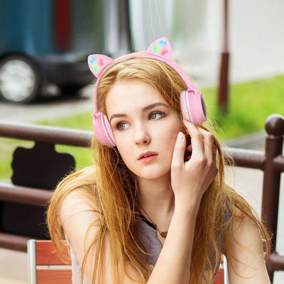 Hoco - Cat Ear Wireless Headphones (W27) - Zambeel