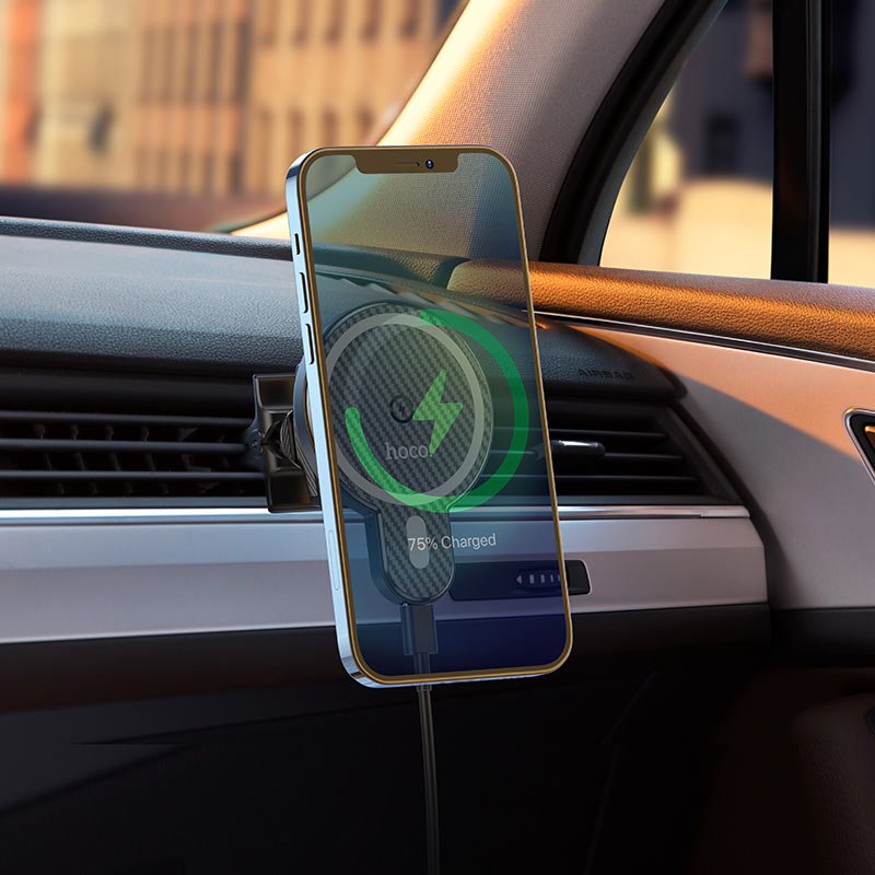 Hoco - Magnetic Wireless Car Holder (CA85) - Zambeel