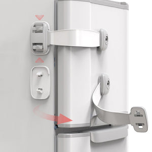 Home Baby Safety Protection Lock Anti - Clip Hand Door Closet Cabinet Locks Fo Fridge Cabinet Drawer Box Safe Lock For Kids No Tools Or Drilling Child Safety Cabinet Proofing Cabinet Drawer Door Latches - Zambeel