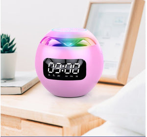 Home Clock Small Subwoofer Bluetooth Speaker - Zambeel
