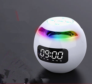 Home Clock Small Subwoofer Bluetooth Speaker - Zambeel