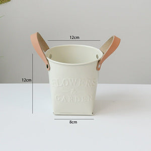 Home Garden Letter Metal Pots - Zambeel