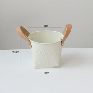 Home Garden Letter Metal Pots - Zambeel