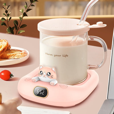 Home Office Cute Pet Constant Temperature Cup Warming Holder Winter Gadgets - Zambeel