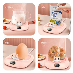 Home Office Cute Pet Constant Temperature Cup Warming Holder Winter Gadgets - Zambeel