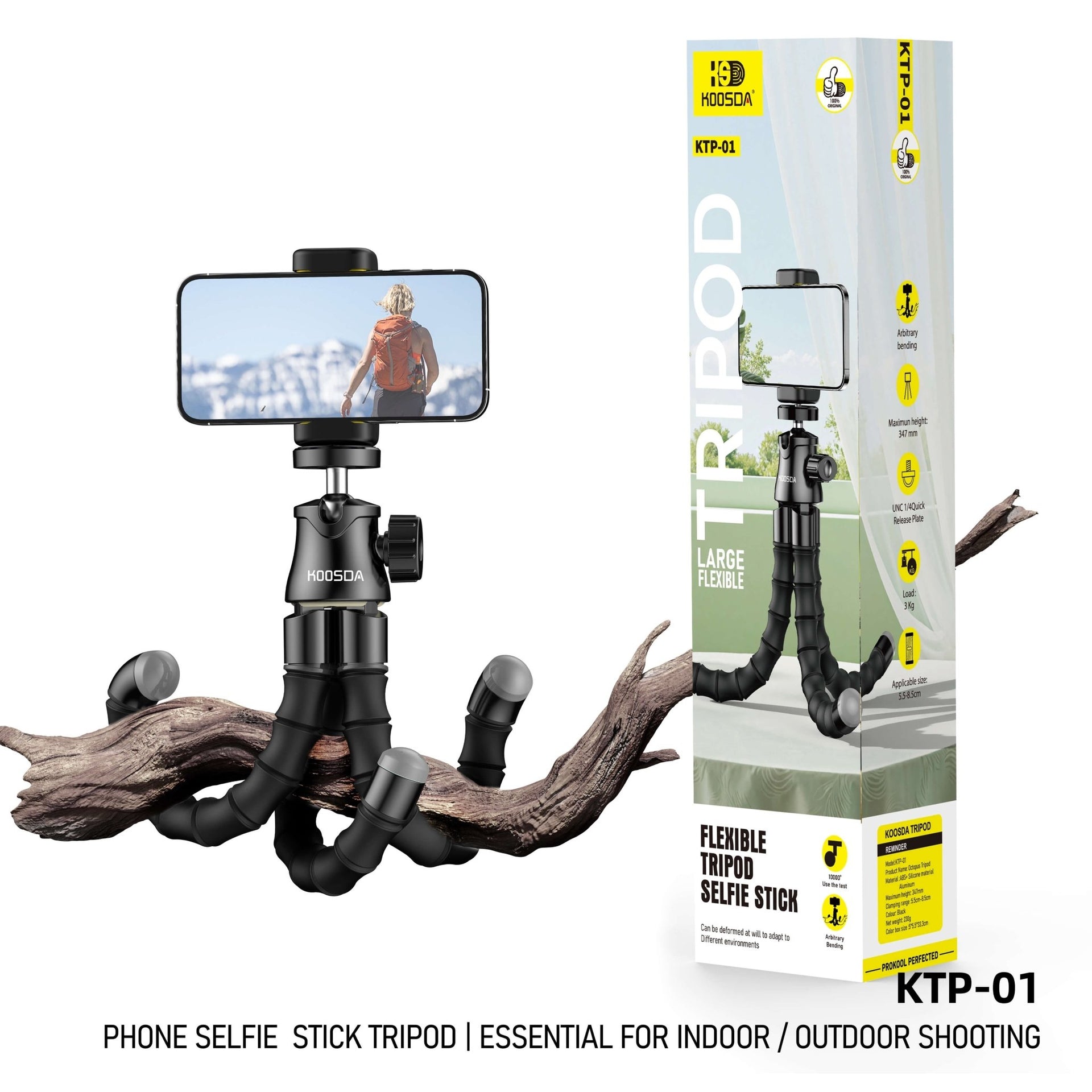 Hoosda - Flexible Selfie Stick - Zambeel
