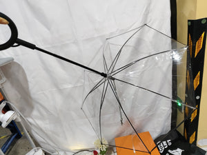 Hot Selling Transparent Pet Supplies Adjustable Pet C Type Umbrella - Zambeel